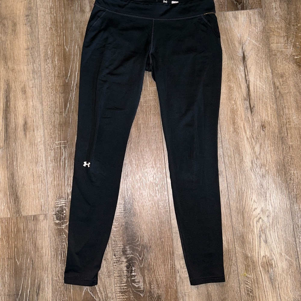 Under Armour Black and Gray Patterned Leggings